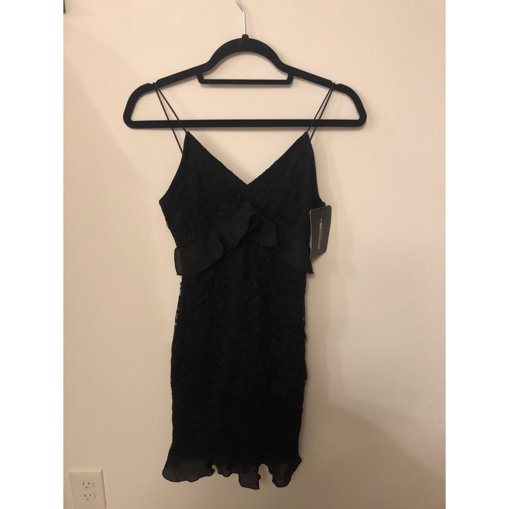 Black lace dress